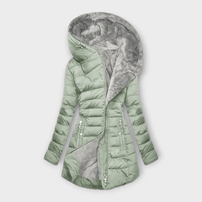Senna – Veste d’hiver élégante pour femme avec doublure en peluche