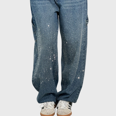 Jean ballon de charpentier en denim