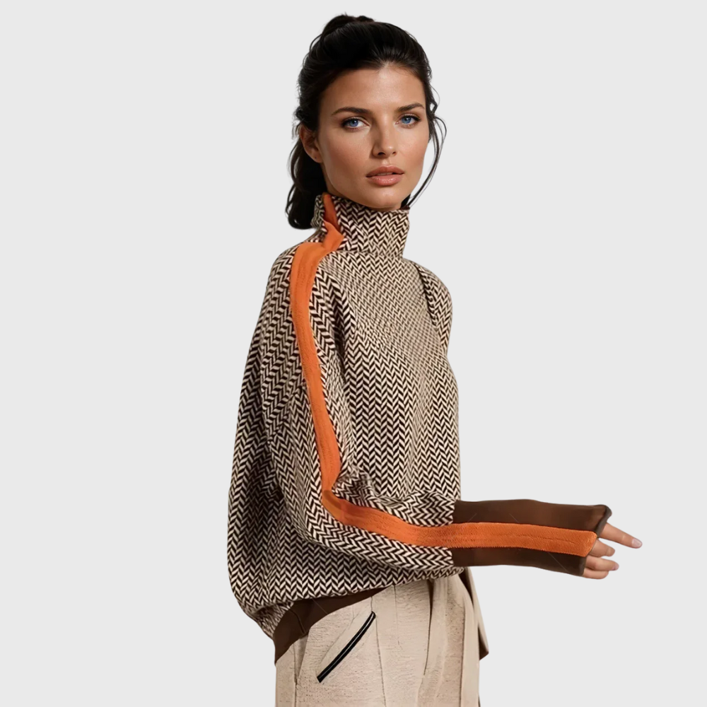 Pull à col roulé