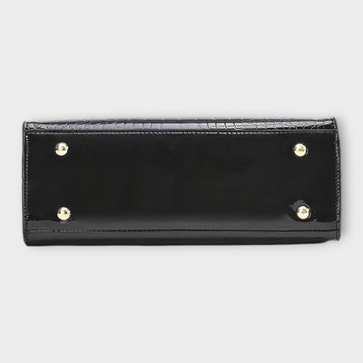 Alara – Sac à main brillant à motif croco